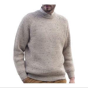 Crew Neck Cable Chunky Knit Sweater XL Weatherproof Oversized Fisherman Knit